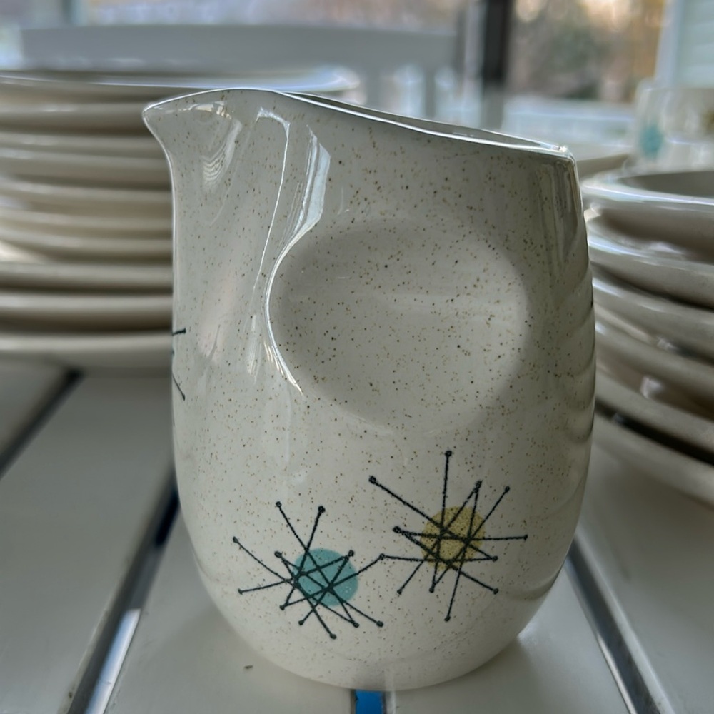 Vintage Franciscan Atomic Starburst Creamer